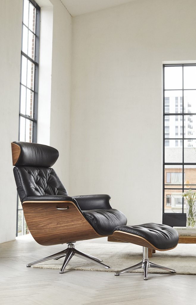 Ambient Living Volden Savoy Black recliner chair